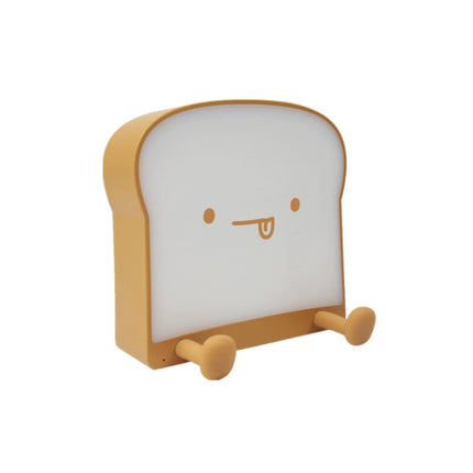 Toast Bread Night Light USB Rechargeable Pat Lamp Timer LED Single and Double-Sided Luminous Square Bedside Lamp