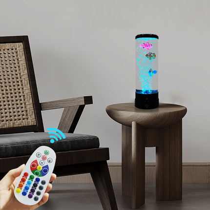 Large Jellyfish Lamp – USB Colorful LED Color-Changing Simulation Aquarium Night Light for Home & Desktop Decor