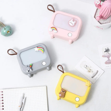 Creative DIY Retro Cartoon Night Light USB Rechargeable LED Bedside Table Lamp for Boys and Girls