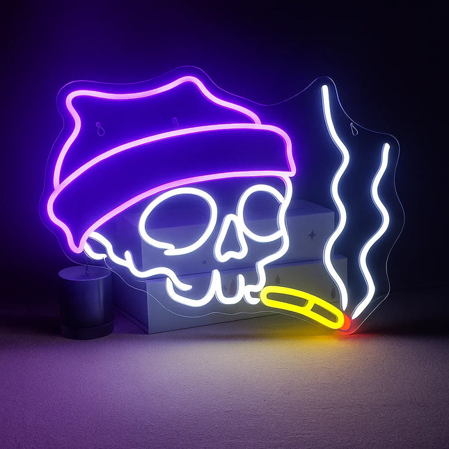 Haunted Skull Led Piece