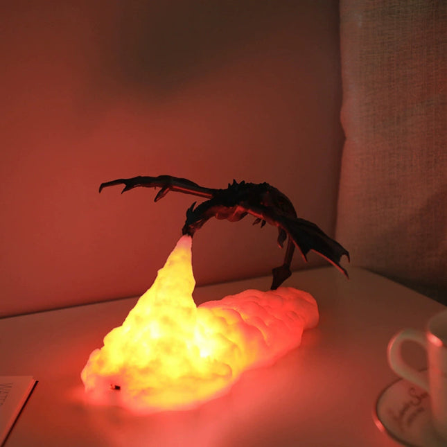 3D Printed Rocket LED Night Light Creative Novelty Gift Cross Border Electronic Decoration Lamp