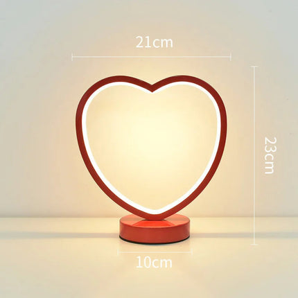 Creative Red Wedding Table Lamp Bridal Room Decoration Bedside Dowry Lamp Gift for Bride