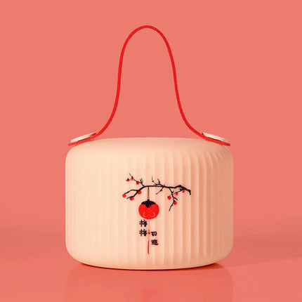 Creative Portable Silicone Lantern Night Light – Rechargeable Bedside Lamp For Cozy Sleep, Perfect Mid-Autumn Festival Gift