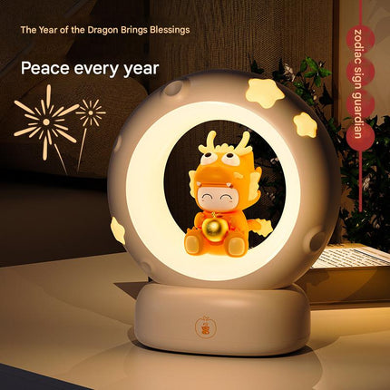 Cute Night Light for Girls – Atmospheric Cat Lamp, “Pick the Stars, Embrace the Moon”, Birthday Gift & Decorative Ornament