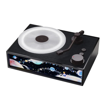 Retro Vinyl Bluetooth Speaker Aromatherapy Night Light Wireless Plug-in Audio with Radio Function