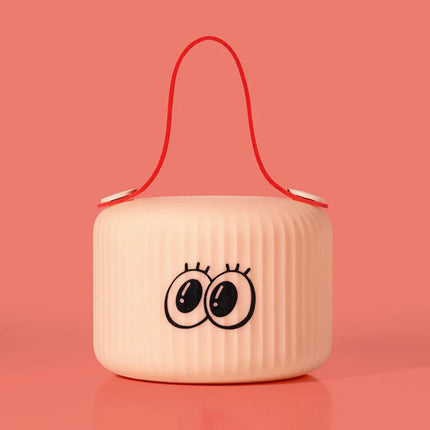 Creative Portable Silicone Lantern Night Light – Rechargeable Bedside Lamp For Cozy Sleep, Perfect Mid-Autumn Festival Gift
