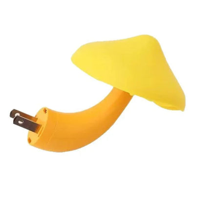 Mushroom LED Night Light – Plug-In Bedside Lamp with Light Sensor, INS-Style Dormitory & Bedroom Atmosphere Sleep Light