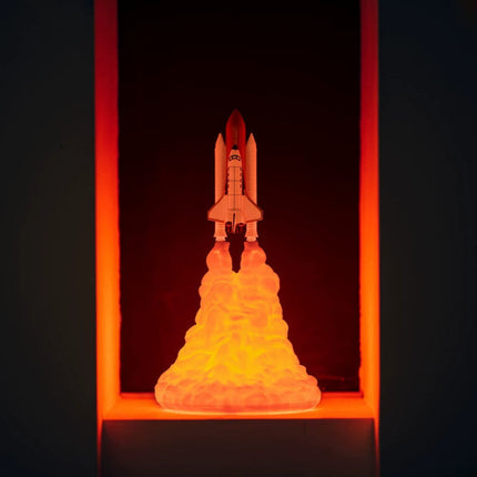 3D Printed Rocket LED Night Light – Creative Cross-Border Gift and Unique Decorative Ornament