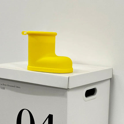 Cute Rain Boots Night Light – Silicone Pat Lamp for Home, USB Charging & Sleep Timer