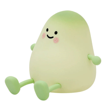 Small Green Mango Silicone Lamp – Timed Pat Night Light & Phone Holder For Kids