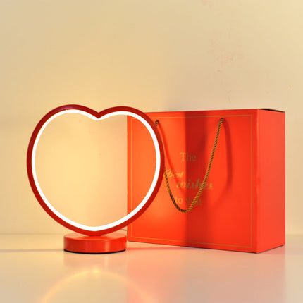 Creative Red Wedding Table Lamp Bridal Room Decoration Bedside Dowry Lamp Gift for Bride