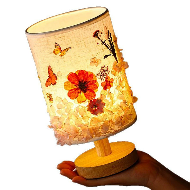 DIY Embossed Table Lamp Kit – Dried Flower Night Light Gift for Mom, Perfect for Mother’s Day