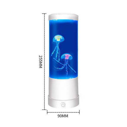 Large Jellyfish Lamp – USB Colorful LED Color-Changing Simulation Aquarium Night Light for Home & Desktop Decor