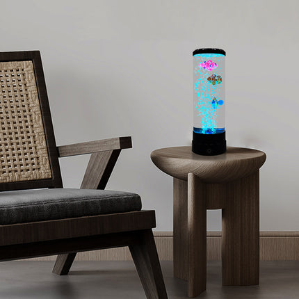 Large Jellyfish Lamp – USB Colorful LED Color-Changing Simulation Aquarium Night Light for Home & Desktop Decor