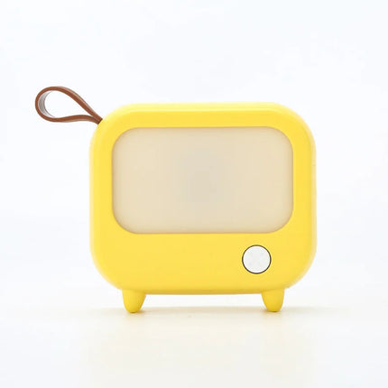 Creative DIY Retro Cartoon Night Light USB Rechargeable LED Bedside Table Lamp for Boys and Girls