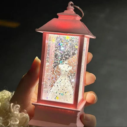 Quicksand Night Light White Phone Booth Luminous Atmosphere Lamp Retro Creative Ornament Chinese Valentine’s Day Wedding Gift