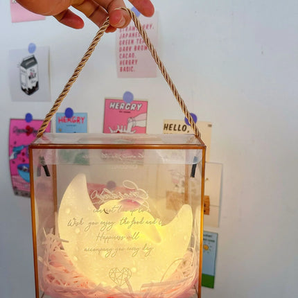 Creative Moon Night Light for Kids – Luminous Cartoon Rabbit Desk Lamp, Birthday Gift & Decorative Ornament