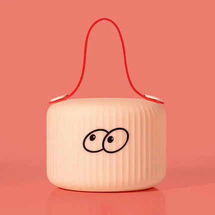 Creative Portable Silicone Lantern Night Light – Rechargeable Bedside Lamp For Cozy Sleep, Perfect Mid-Autumn Festival Gift