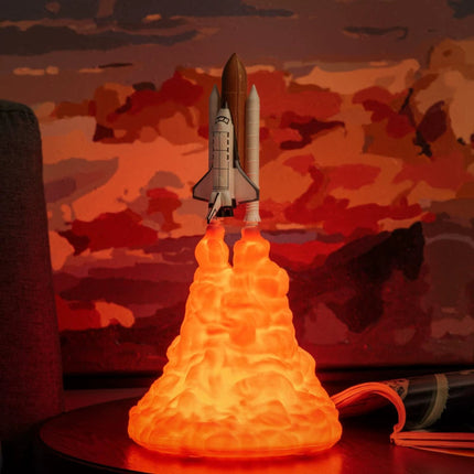 3D Printed Rocket LED Night Light – Creative Cross-Border Gift and Unique Decorative Ornament