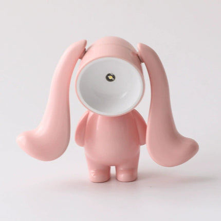 Mini Rabbit LED Desk Lamp Portable Night Light for Home Office Student Travel Bedroom Desktop