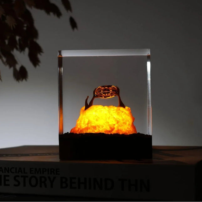 Resin Lord of the Rings Night Light Creative Crafts Ornament Atmosphere Lamp Birthday Valentine's Day Christmas Gift