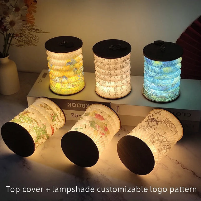 Origami Paper Table Lamp

