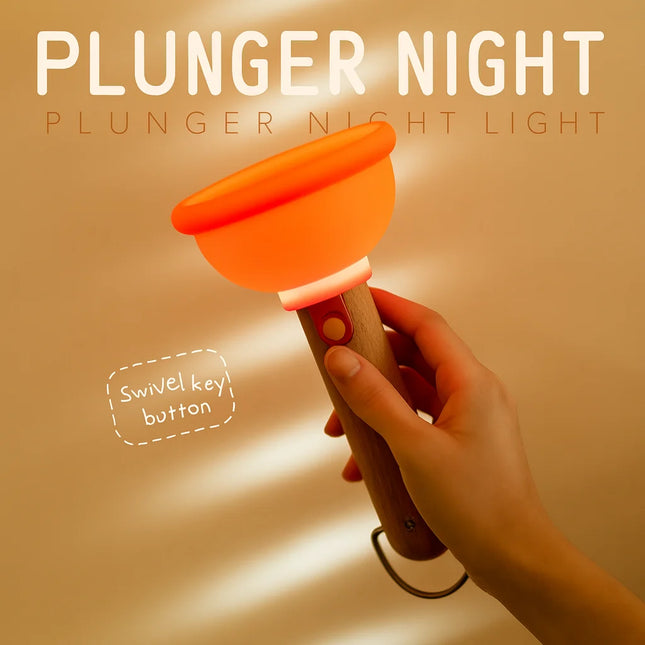 Plunger shaped lamps