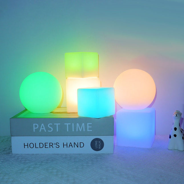 RGB Cube & Sphere Lamps