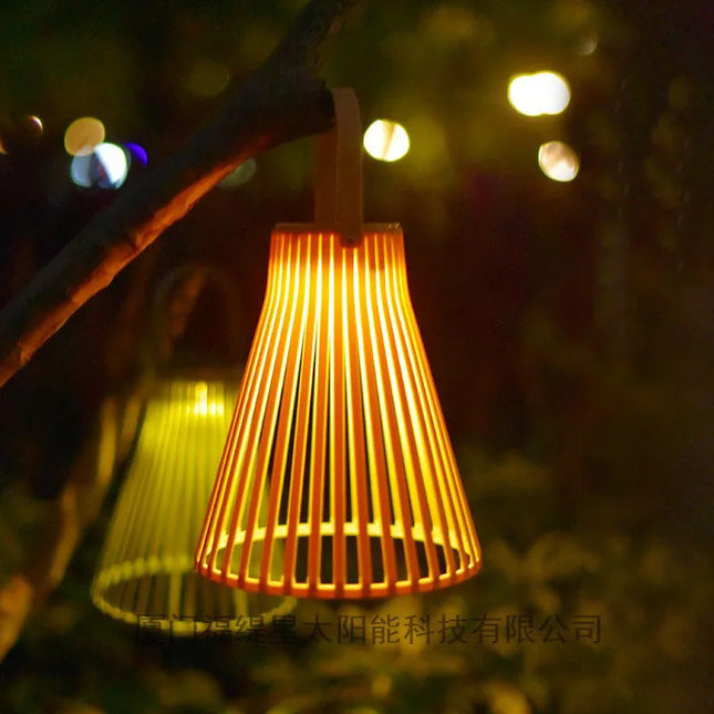 Rattan Hanging Light 