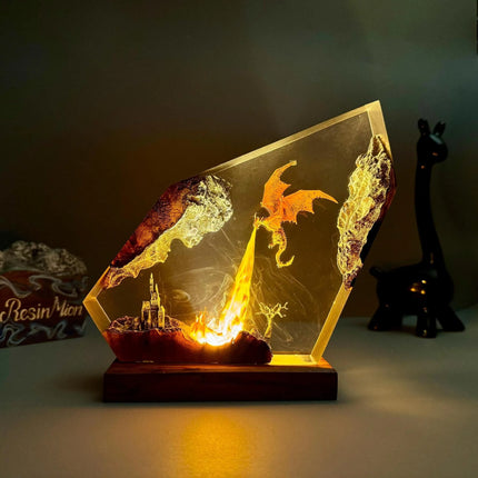 Realistic Dragon Fire Lamp

