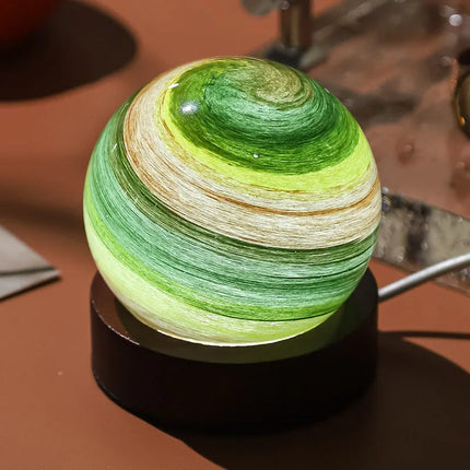 Realistic planet LED light

