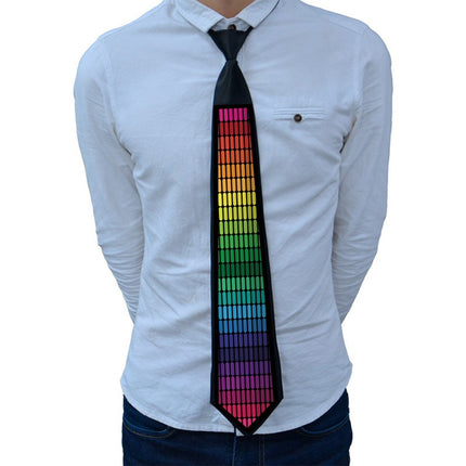 Rechargeable LED necktie


