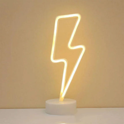 Cross-Border Desktop Neon Light – Decorative Modeling Lamp for Girl’s Room, Festive Atmosphere Night Light Ornament