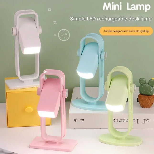 Rechargeable mini LED desk lamp

