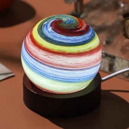 Rechargeable planet night light

