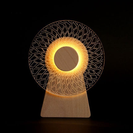 Rechargeable windmill night light

