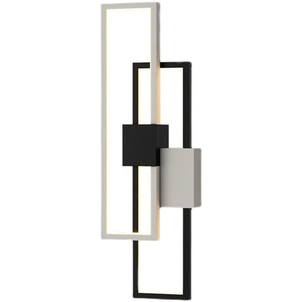 Rectangle outdoor wall sconce

