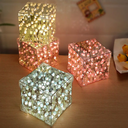 Remote control cube lamp

