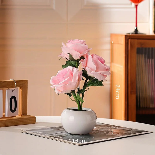 Romantic Rose Bedside Light

