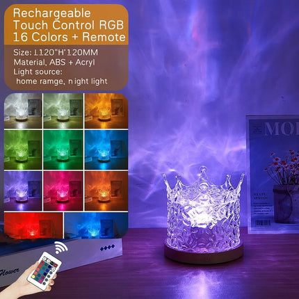 Rotating Water Ripple Lights