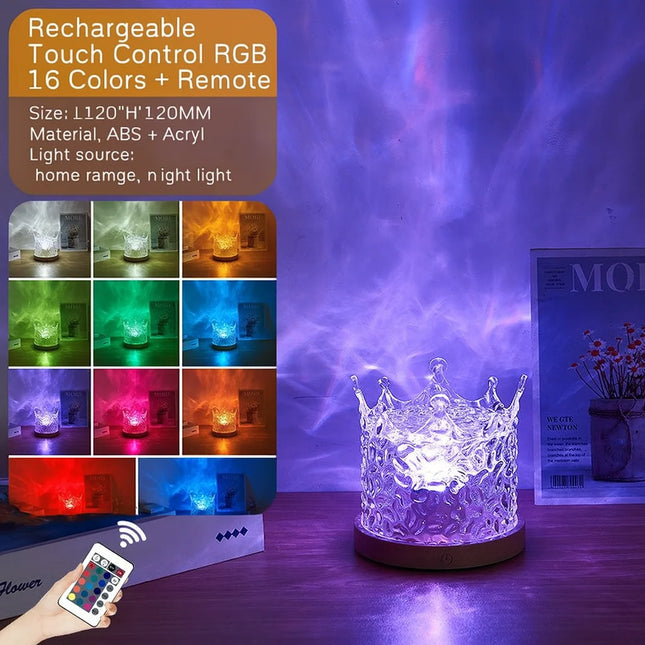Rotating Water Ripple Lights
