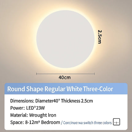 Round bulkhead wall light


