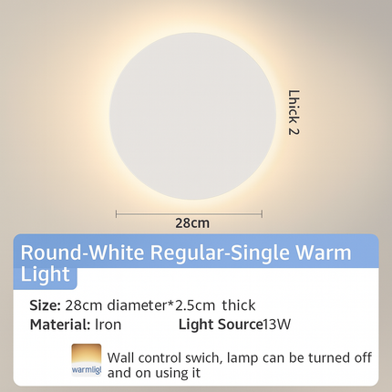Round industrial exterior wall light

