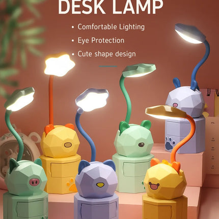 Safe kids snail desk light

