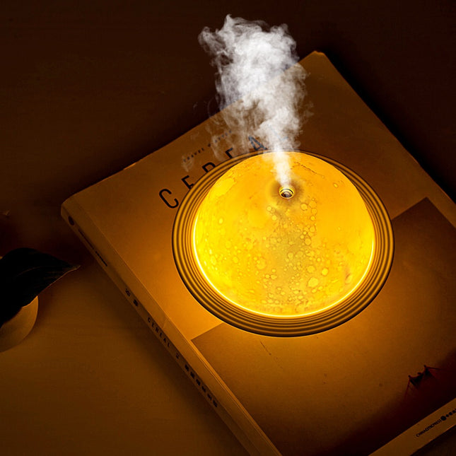 Saturn humidifier lamp combo

