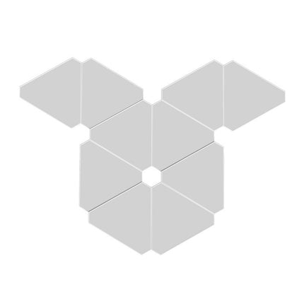 Smart triangle LED wall panel

