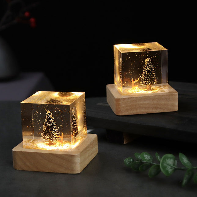 Snow Globe Lamp