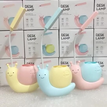 Soft light snail desk lamp

