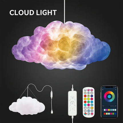 Soft silicone cloud light


