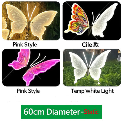 Solar butterfly lights for yard

